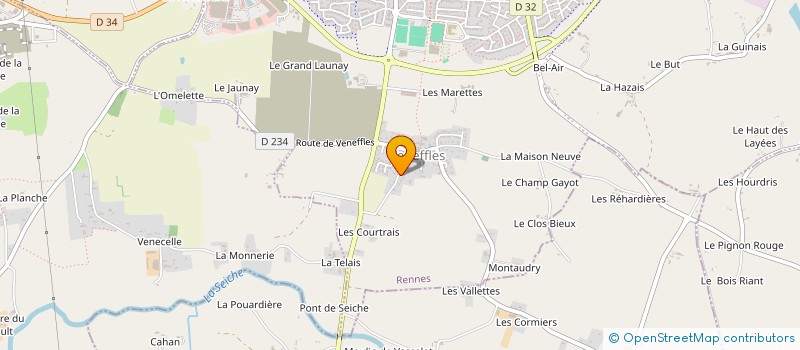 localisation de l'entreprise MADAME AURELIE LEFORESTIER  CHATEAUGIRON