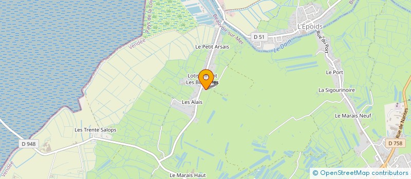 localisation de l'entreprise MADAME AURELIE LEGEARD à BEAUVOIR-SUR-MER