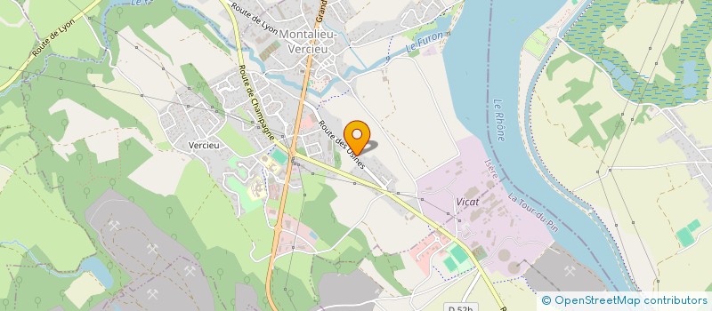 localisation de l'entreprise MADAME AURELIE LEGENDRE à MONTALIEU-VERCIEU