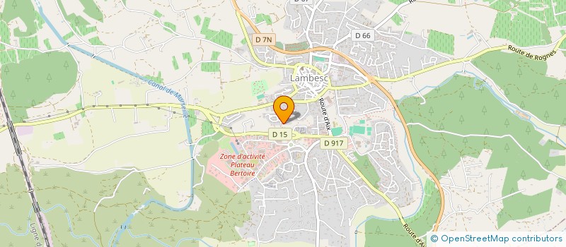 localisation de l'entreprise MADAME AURELIE LEGENDRE  LAMBESC