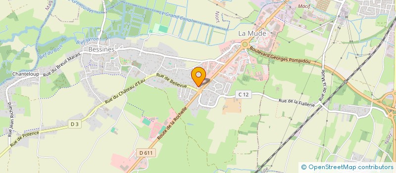 localisation de l'entreprise MADAME AURELIE LEGENDRE  BESSINES