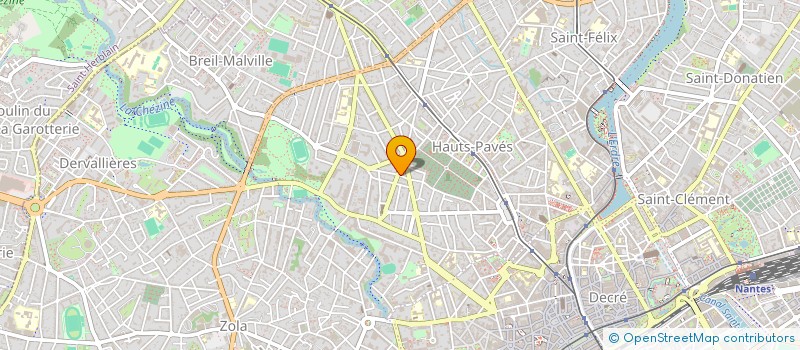 localisation de l'entreprise MADAME AURELIE LEGOFF à NANTES
