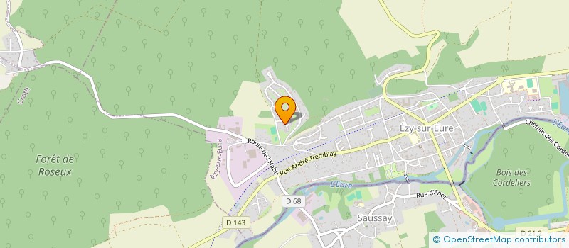 localisation de l'entreprise MADAME AURELIE LEGOUAIS  EZY-SUR-EURE