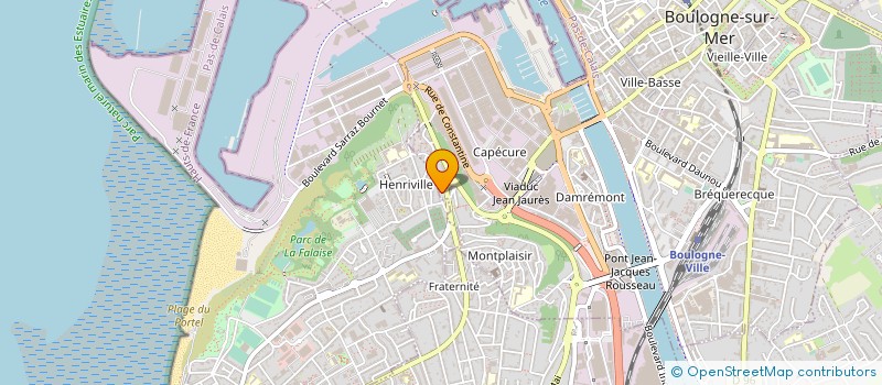 localisation de l'entreprise MADAME AURELIE LEGRAND à BOULOGNE-SUR-MER