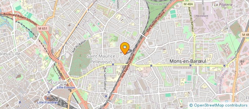 localisation de l'entreprise MADAME AURELIE LEGRAND à LILLE