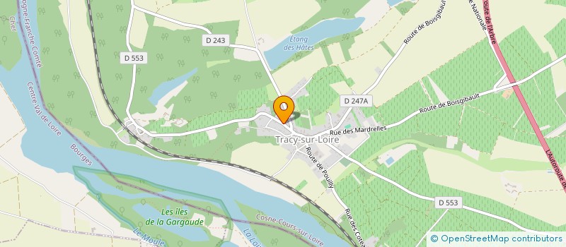 localisation de l'entreprise MADAME AURELIE LEHE à TRACY-SUR-LOIRE