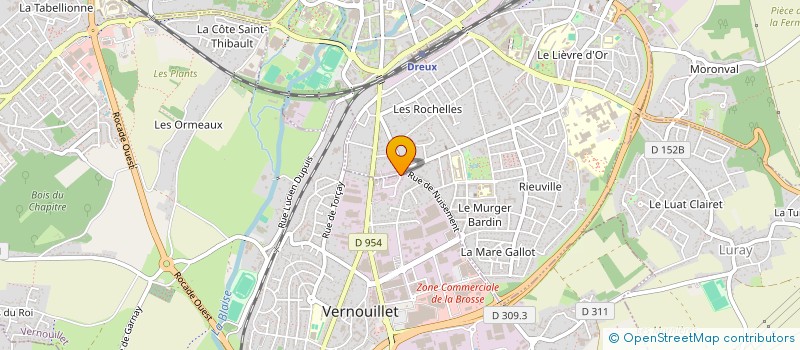 localisation de l'entreprise MADAME AURELIE LEITE à VERNOUILLET