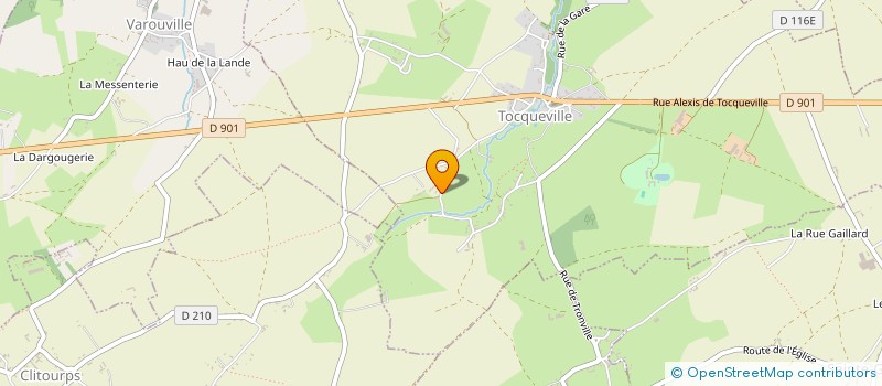localisation de l'entreprise MADAME AURELIE LEJEUNE  TOCQUEVILLE