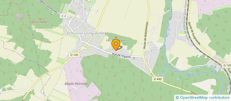 localisation de l'entreprise MADAME AURELIE LEJEUNE  D HUISON LONGUEVILLE