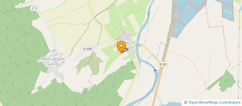 localisation de l'entreprise MADAME AURELIE LEJOSNE à SASSEY-SUR-MEUSE