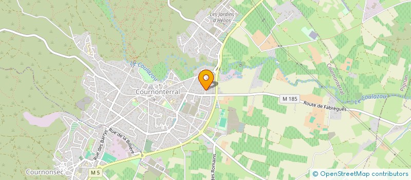 localisation de l'entreprise MADAME AURELIE LEMAIRE à COURNONTERRAL