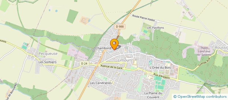localisation de l'entreprise MADAME AURELIE LEMONNIER à LIMOURS