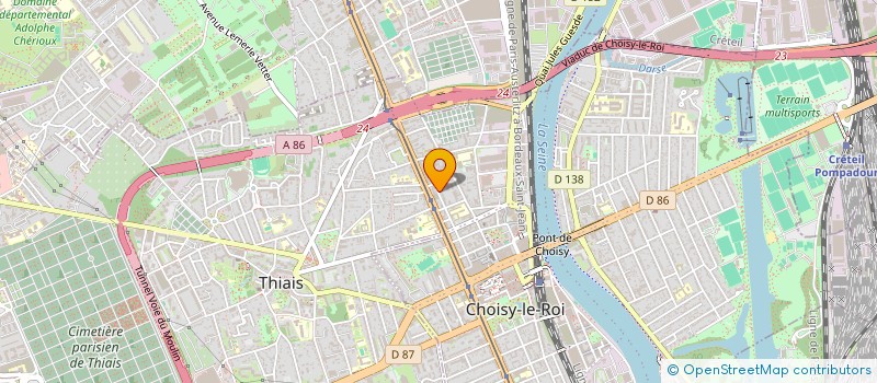 localisation de l'entreprise MADAME AURELIE LENOIR à CHOISY-LE-ROI