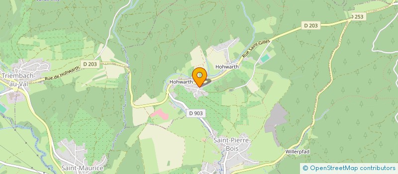 localisation de l'entreprise MADAME AURELIE LEONHARDT  SAINT-PIERRE-BOIS