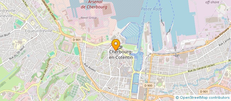 localisation de l'entreprise MADAME AURELIE LEPETIT  CHERBOURG-EN-COTENTIN