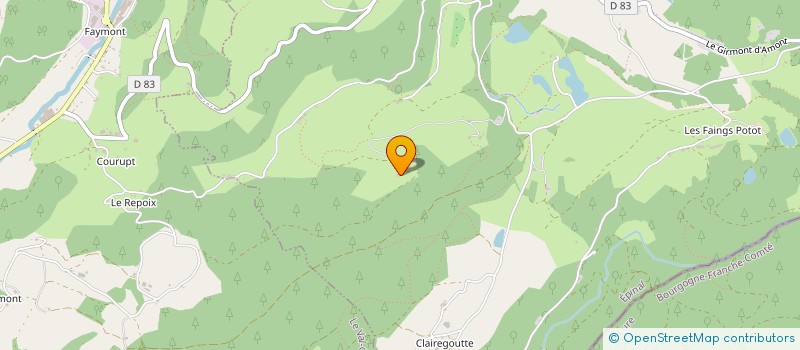 localisation de l'entreprise MADAME AURELIE LEPOUTRE  GIRMONT-VAL-D'AJOL