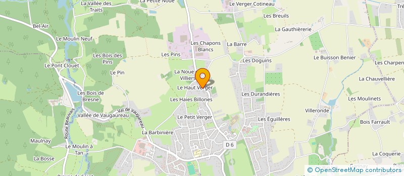 localisation de l'entreprise MADAME AURELIE LERICHE  LUYNES