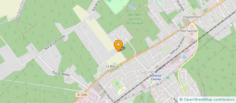 localisation de l'entreprise MADAME AURELIE LEROY  PESSAC