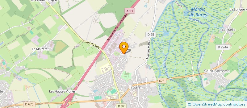 localisation de l'entreprise MADAME AURELIE LESEINE  TROARN