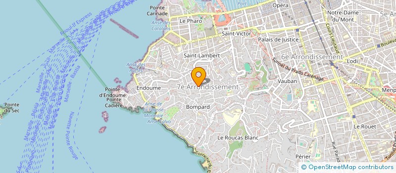 localisation de l'entreprise MADAME AURELIE LESLE  MARSEILLE