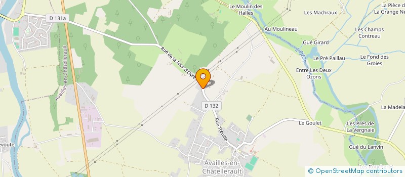 localisation de l'entreprise MADAME AURELIE LESSOUD  AVAILLES-EN-CHATELLERAULT