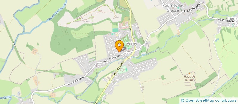 localisation de l'entreprise MADAME AURELIE LETORT  VERNY