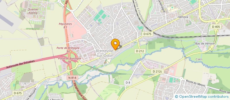 localisation de l'entreprise MADAME AURELIE LEYOUR  BRETTEVILLE-SUR-ODON