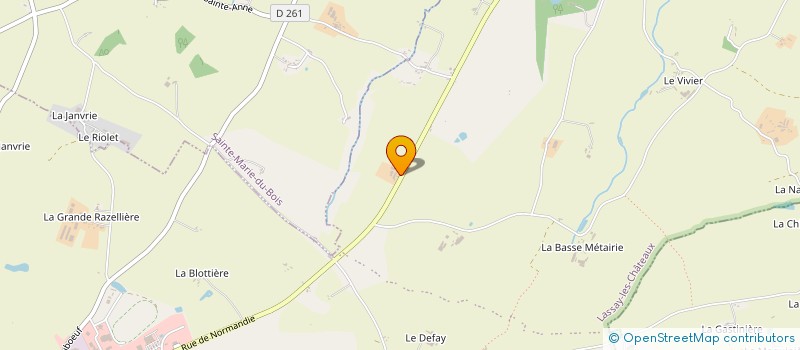 localisation de l'entreprise MADAME AURELIE LHUISSIER  LE HOUSSEAU-BRETIGNOLLES