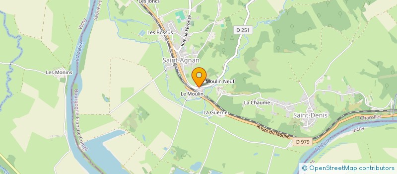 localisation de l'entreprise MADAME AURELIE LIGEROT  SAINT-AGNAN