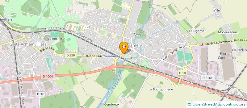 localisation de l'entreprise MADAME AURELIE LIGNIER à GRETZ-ARMAINVILLIERS