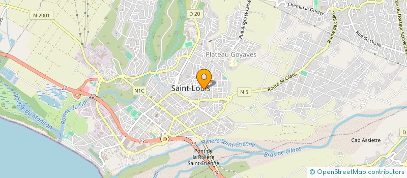 localisation de l'entreprise MADAME AURELIE LIMEBOULISSIE  SAINT-LOUIS