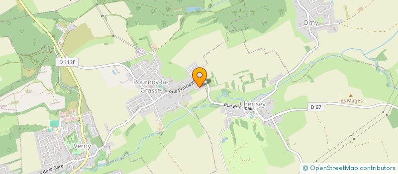 localisation de l'entreprise MADAME AURELIE LINTZ  POURNOY-LA-GRASSE