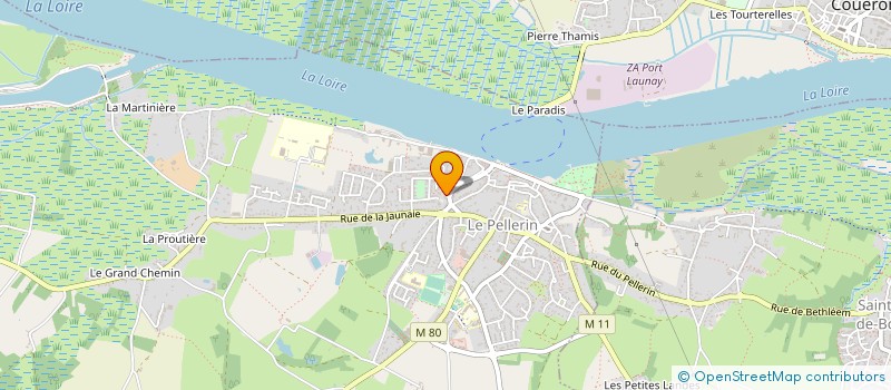 localisation de l'entreprise MADAME AURELIE LLORENS  LE PELLERIN