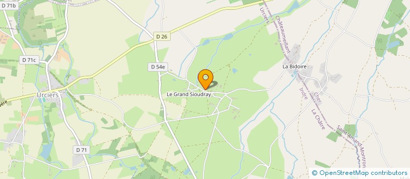 localisation de l'entreprise MADAME AURELIE LOEILLET à URCIERS