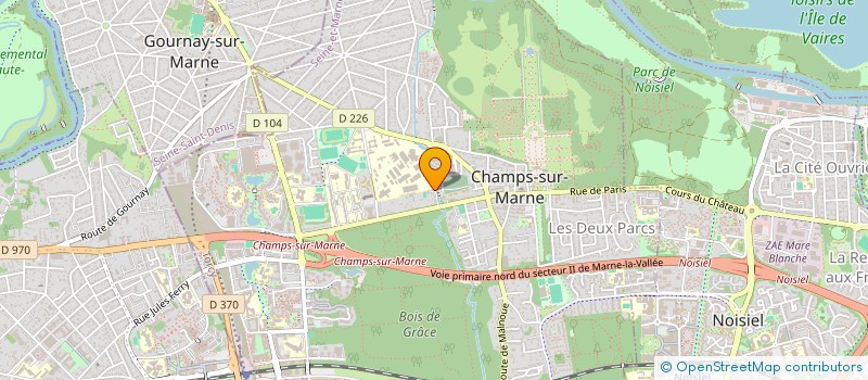 localisation de l'entreprise MADAME AURELIE LOIGEROT à CHAMPS-SUR-MARNE