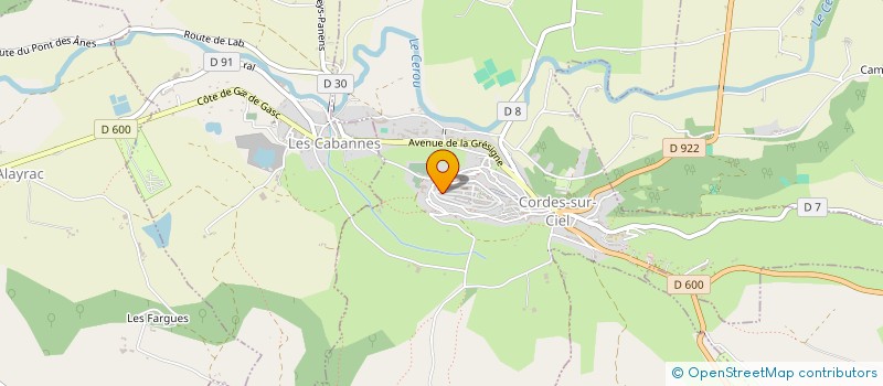 localisation de l'entreprise MADAME AURELIE LOISEAU à CORDES-SUR-CIEL