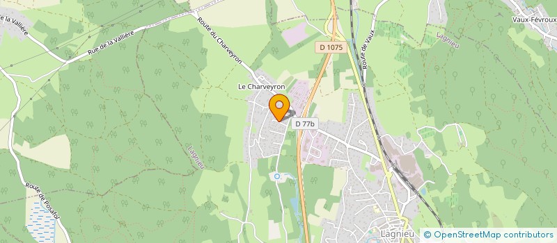 localisation de l'entreprise MADAME AURELIE LOMBARDI  LAGNIEU