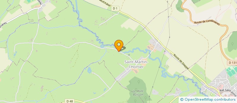 localisation de l'entreprise MADAME AURELIE LONDAIS  SAINT-MARTIN-L'HORTIER