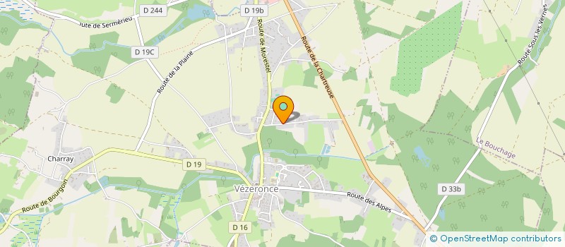 localisation de l'entreprise MADAME AURELIE LONGERE  VEZERONCE-CURTIN