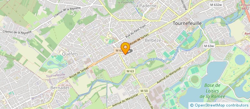 localisation de l'entreprise MADAME AURELIE LONGUE  TOURNEFEUILLE