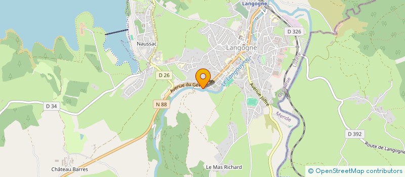 localisation de l'entreprise MADAME AURELIE LOPEZ à LANGOGNE