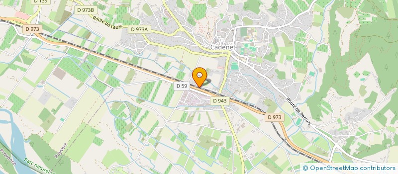 localisation de l'entreprise MADAME AURELIE LOPEZ  CADENET