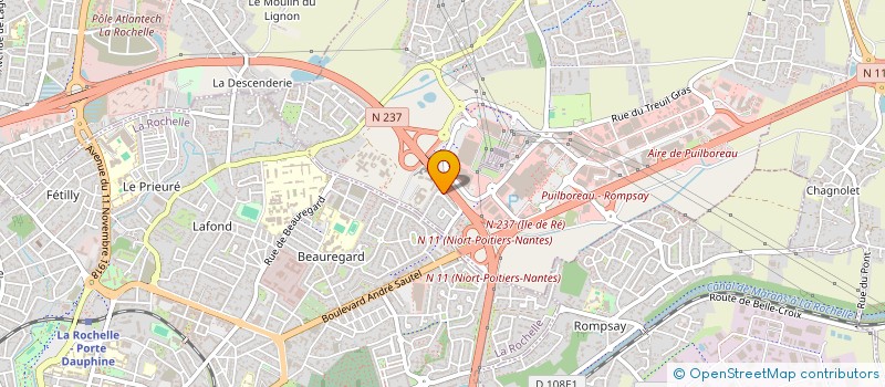 localisation de l'entreprise MADAME AURELIE LOURDIN  PUILBOREAU