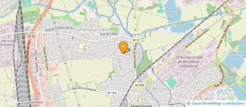 localisation de l'entreprise MADAME AURELIE LOUX-DENTEL  SESSENHEIM