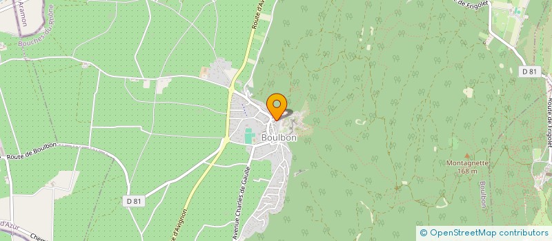 localisation de l'entreprise MADAME AURELIE LUCAS  BOULBON