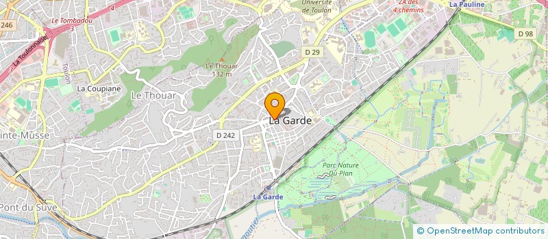 localisation de l'entreprise MADAME AURELIE MACE  LA GARDE