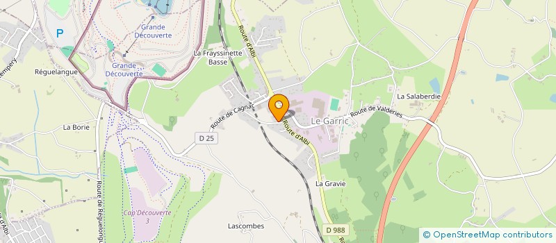 localisation de l'entreprise MADAME AURELIE MAHOU  LE GARRIC