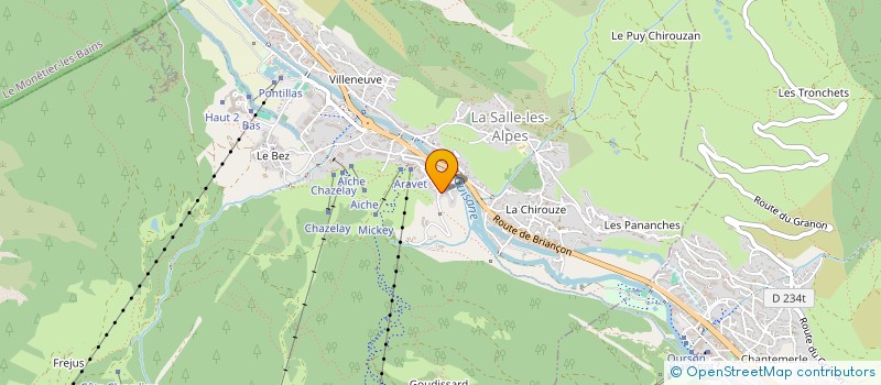 localisation de l'entreprise MADAME AURELIE MAITRE  LA SALLE-LES-ALPES