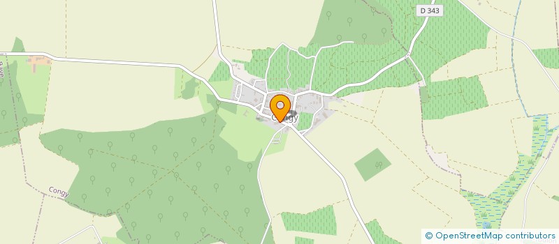 localisation de l'entreprise MADAME AURELIE MAJCHRZAK  CONGY