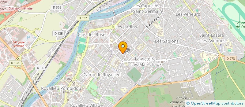 localisation de l'entreprise MADAME AURELIE MAKOWSKI  COMPIEGNE